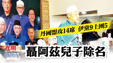 Photo of 丹國盟攻14席 安努亞不在名單 聶阿茲兒子落馬