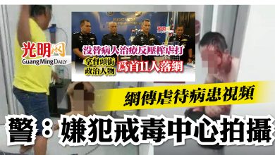 Photo of 網傳虐待病患視頻   警：嫌犯戒毒中心拍攝