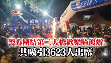 Photo of 警方團結第二大橋歡樂騎復辦  共吸引3623人出席