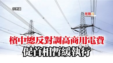 Photo of 檳中總反對調高商用電費  促首相暫緩執行