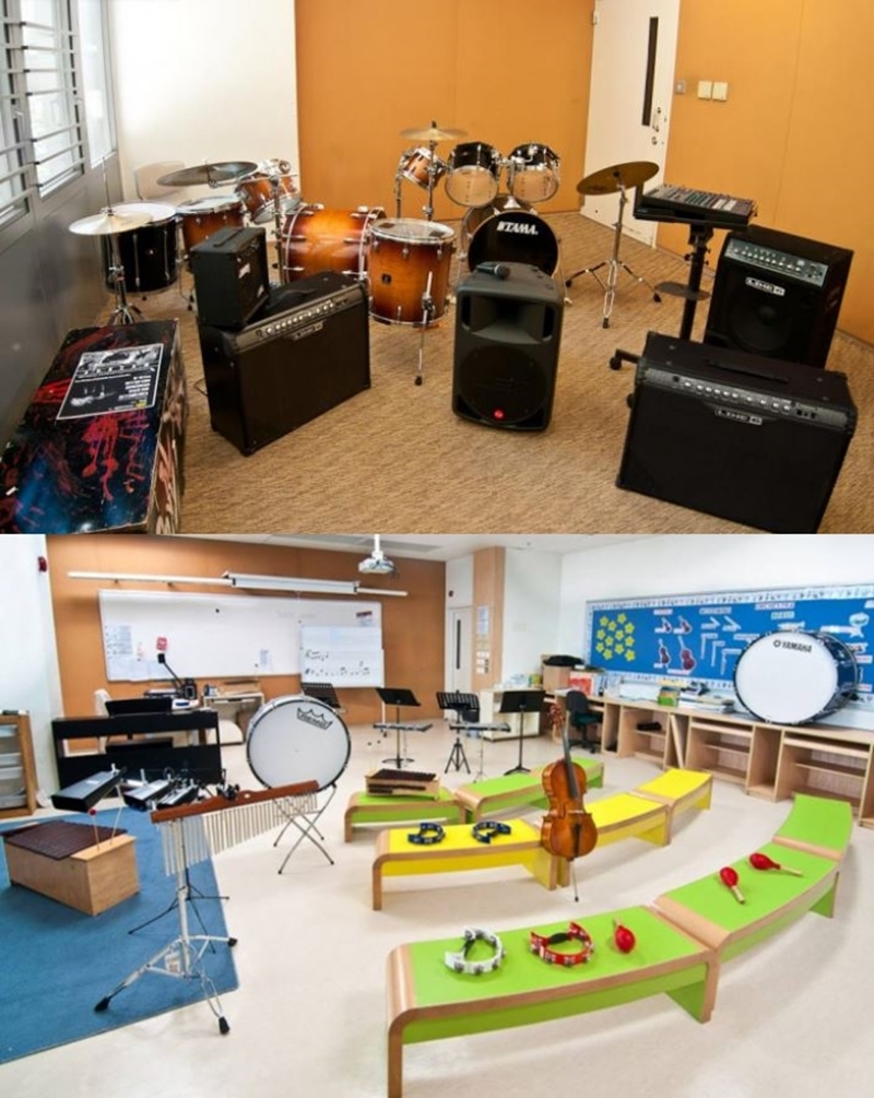 校園更設Band Room。