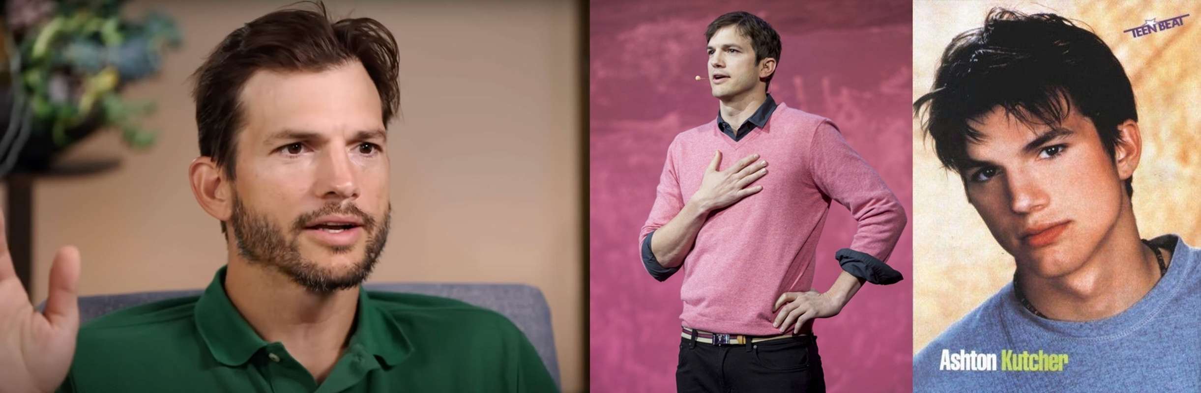 艾希頓庫奇（Ashton Kutcher）曾經是好萊塢「鮮肉」帥哥代表
