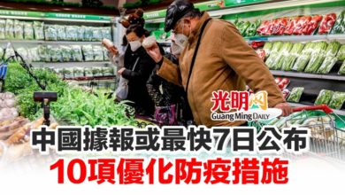 Photo of 中國據報或最快7日公布10項優化防疫措施