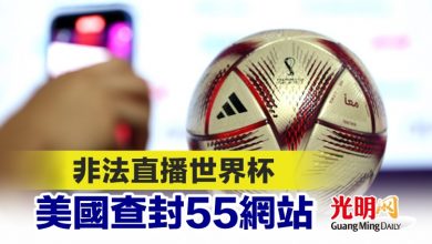 Photo of 非法直播世界杯 美國查封55網站