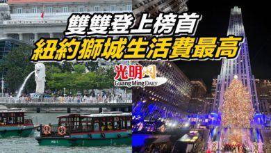 Photo of 雙雙登上榜首 紐約獅城生活費最高