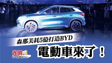 Photo of 電動車來了! 森那美耗5億打造BYD