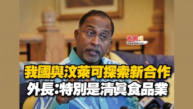 Photo of 我國與汶萊可探索新合作  外長：特別是清真食品業