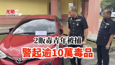 Photo of 2販毒青年被捕 警起逾10萬毒品