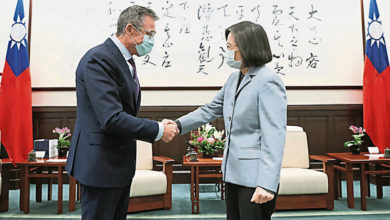 Photo of 北約前秘書長訪台會蔡英文