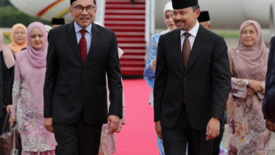 Photo of 首相抵達汶萊  展開為期兩天官訪