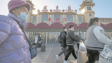 Photo of 中國春假結束現返程高峰 海陸空發送7.8億人次