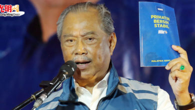 Photo of 慕尤丁:害怕州選續獲支援 ”希盟國陣不惜人格謀殺我“