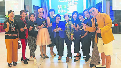 Photo of 新山海南會館跨年晚宴 重溫80年代歌舞裝扮