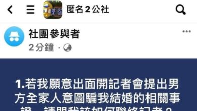Photo of 台灣“Kelly風波”還有續集  考慮告未婚夫全家人欺詐