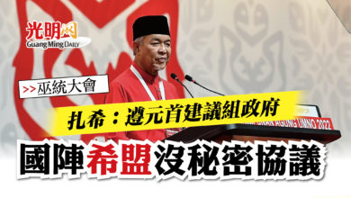 Photo of 【巫統大會】扎希:遵元首建議組政府 國陣希盟沒秘密協議