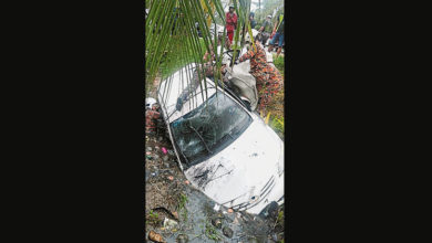 Photo of 車墜大溝釀1死2傷