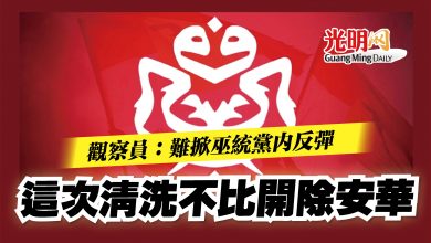 Photo of 觀察員：難掀巫統黨內反彈  這次清洗不比開除安華