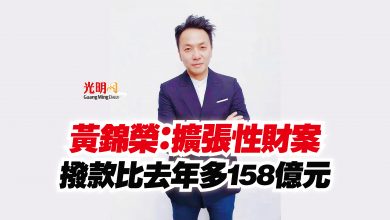 Photo of 黃錦榮：擴張性財案  撥款比去年多158億元