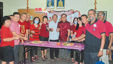Photo of 【高淵金玉花園睦鄰原則計劃團拜】許玉福：通報訊息 鄰里互助可防竊案