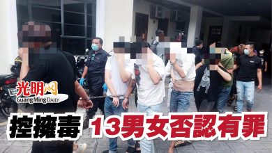 Photo of 控擁毒 13男女否認有罪