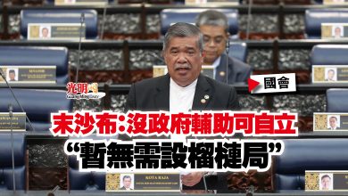 Photo of 【國會】末沙布：沒政府輔助可自立  “暫無需設榴槤局”