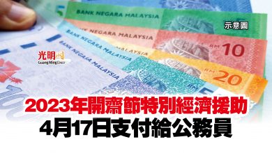 Photo of 2023年開齋節特別經濟援助  4月17日支付給公務員