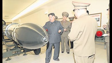 Photo of 金正恩視察戰術核彈頭 要求幾何級數增加核武