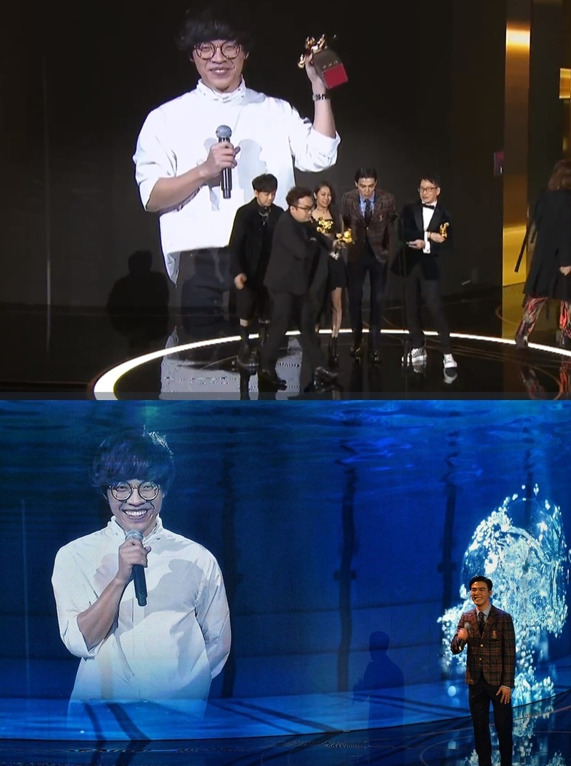 在 2020 年盧廣仲為電影《刻在你心底的名字》獻唱的主題曲〈刻在我心底的名字〉獲得史上最年輕的“三金”得主。盧廣仲無法出席頒獎典禮，在隔空領獎以及發表得獎感言。