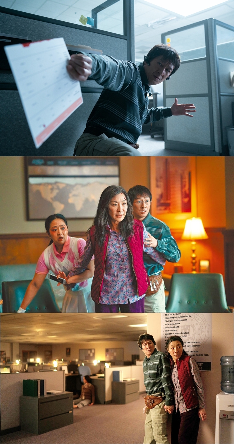 關繼威（左）與楊紫瓊在《媽的多重宇宙》飾演夫妻。