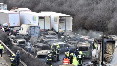 Photo of 匈牙利高速公路42車連環撞  釀36人受傷
