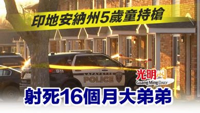 Photo of 印地安納州5歲童持槍 射死16個月大弟弟