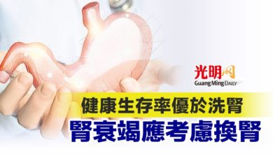 Photo of 【本地醫療 】健康生存率優於洗腎  腎衰竭應考慮換腎