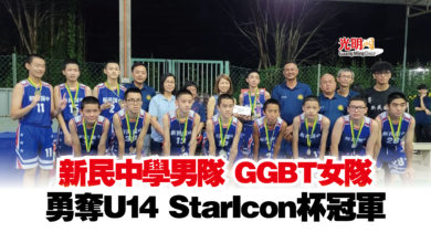 Photo of 新民中學男隊 GGBT女隊  勇奪U14 StarIcon杯冠軍