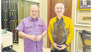 Photo of 討論民祉事項 魏家祥覲見柔蘇丹