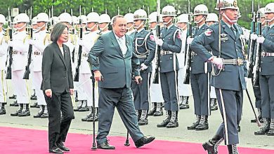 Photo of 危國總統訪台 強調無條件支持台灣