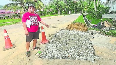 Photo of 古來哥打路花園頻爆水管 商民無水可用