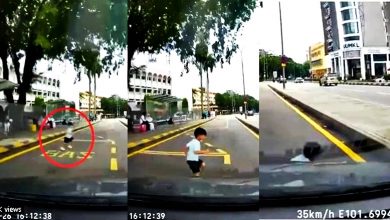 Photo of 【視頻】嬉鬧突衝出馬路 男童險被撞