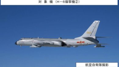 Photo of 2中國轟炸機飛經沖繩周邊  日本戰機緊急升空