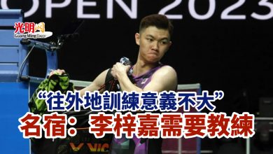 Photo of “往外地訓練意義不大” 名宿：李梓嘉需要教練