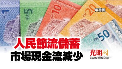 Photo of 人民節流儲蓄  市場現金流減少