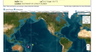 Photo of 南太平洋洛亞蒂群島規模7.7強震 發布海嘯警報