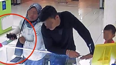 Photo of 趁銷售員轉身那一秒 鴛鴦賊在孩子面前偷手機