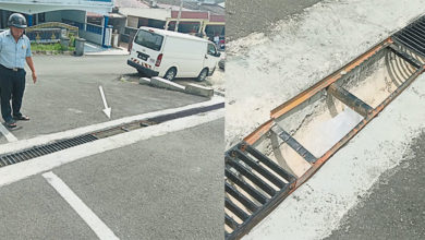 Photo of 益美花園溝蓋被偷 路過摩多要警惕