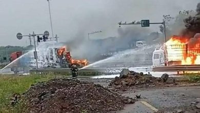 Photo of 浙江龍游五車追尾引發燃燒致六人死亡