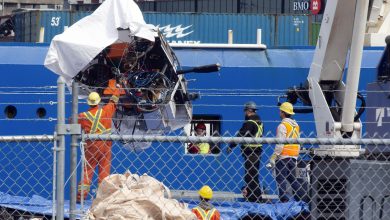 Photo of 【視頻】泰坦號解體碎片打撈上岸  發現疑人體遺骸