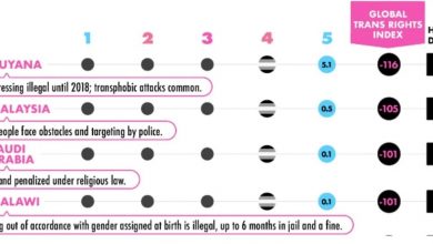 Photo of 全球跨性別權益指數 大馬得分-105 倒數第二
