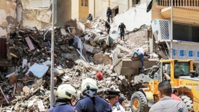 Photo of 埃及居民樓坍塌 死亡人數增至10