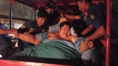 Photo of 【視頻】250公斤胖男就醫 消防隊動用堆高機卡車