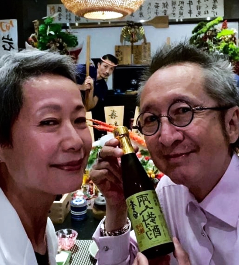 葉童和陳國熹慶結婚35周年，越來越有夫妻相。