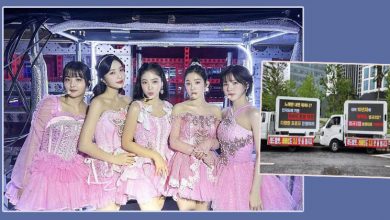 Photo of Red Velvet 10年只發2專輯 粉絲出動貨車示威